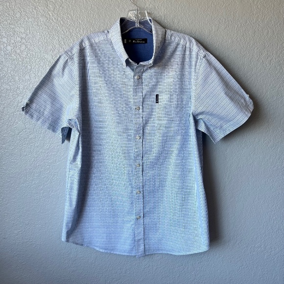 Ben Sherman 100% cotton short sleeve button down shirt - Picture 1 of 11